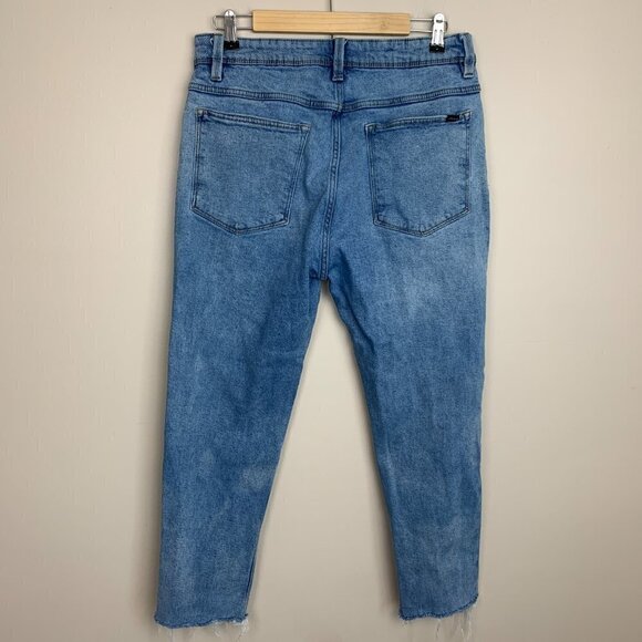 Factorie Slim Straight Fit Jeans - Medium Wash, Distressed, Size 32 - Picture 6 of 8